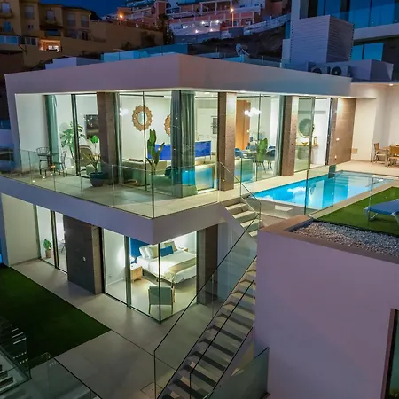 Βίλα E With Priv, Heated Pool, Ocean View The View Tenerife Costa Adeje (Tenerife)