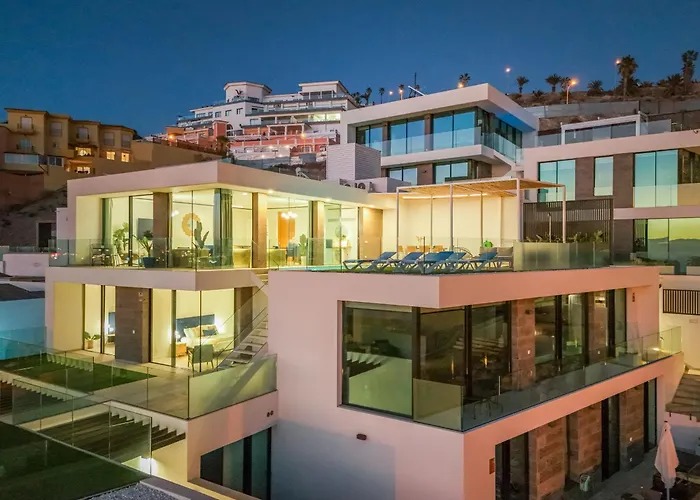 Villa 200m New E With Priv/heated Pool, Ocean View. Costa Adeje (Tenerife)