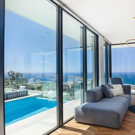 Villa 200m New E With Priv/heated Pool, Ocean View.