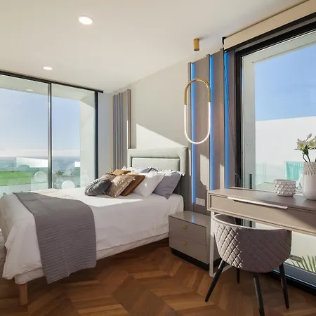 E With Priv, Heated Pool, Ocean View The View Tenerife Вилла *