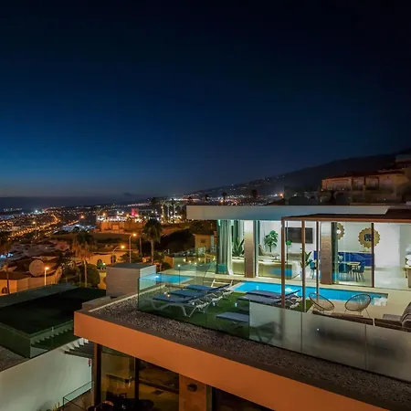 E With Priv, Heated Pool, Ocean View The View Tenerife Вілла *