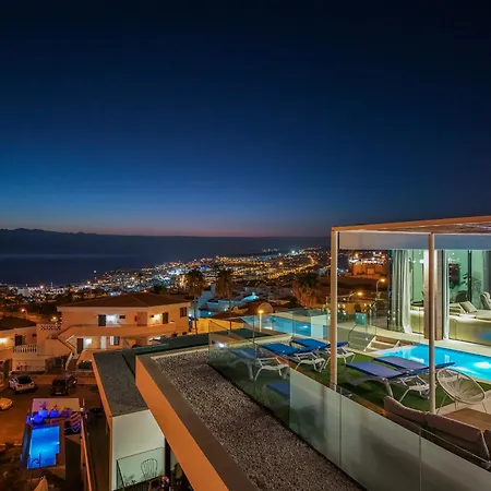 E With Priv, Heated Pool, Ocean View The View Tenerife * Адехе