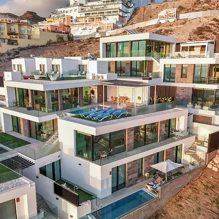 E With Priv, Heated Pool, Ocean View The View Tenerife Вилла *