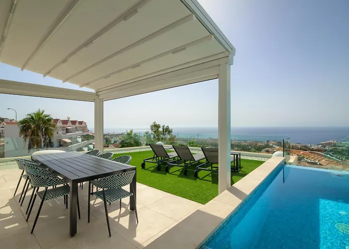 200m New E With Priv/heated Pool, Ocean View. Villa Costa Adeje (Tenerife)