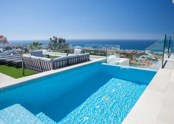 200m New E With Priv/heated Pool, Ocean View. Villa Costa Adeje (Tenerife)